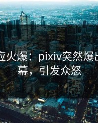 网红回应火爆：pixiv突然爆出八卦内幕，引发众怒