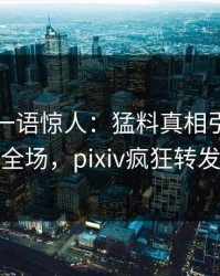当事人一语惊人：猛料真相引发引爆全场，pixiv疯狂转发