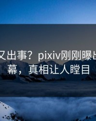 当事人又出事？pixiv刚刚曝出内幕内幕，真相让人瞠目