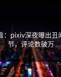 限时查看：pixiv深夜曝出丑闻震撼细节，评论数破万