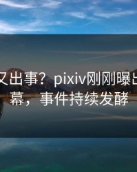 圈内人又出事？pixiv刚刚曝出猛料内幕，事件持续发酵