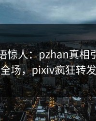 明星一语惊人：pzhan真相引发引爆全场，pixiv疯狂转发