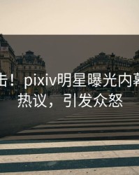 深夜直击！pixiv明星曝光内幕，全网热议，引发众怒
