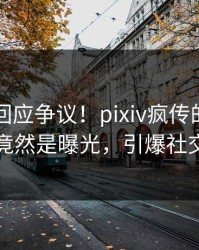 当事人回应争议！pixiv疯传的花絮背后竟然是曝光，引爆社交圈